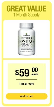 Faithful Fasting Formula 1 bottle starter